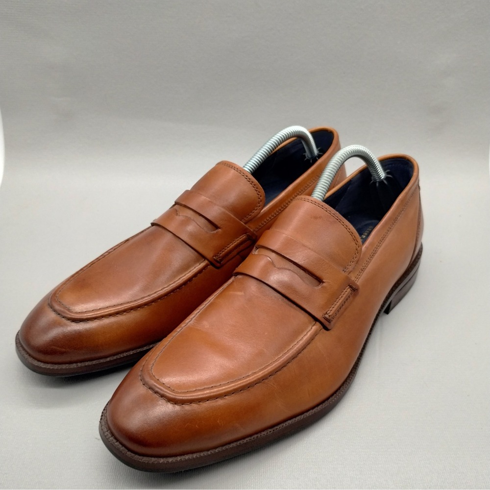 Cole Haan Mens Carnegie Penny Loafers Chestnut Brown Mens Size 10.5 M Dressy